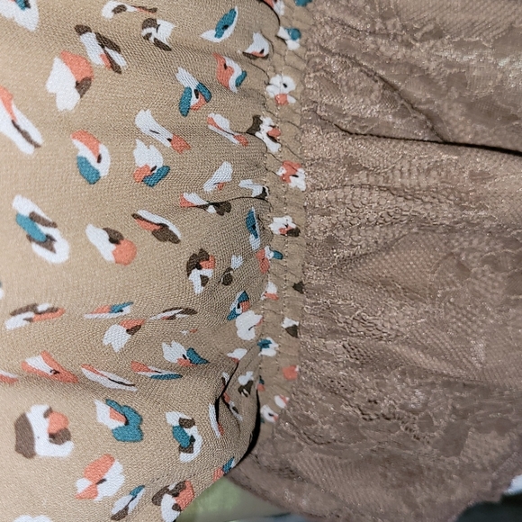 🌾ANTHROPOLOGIE HAZEL LACE PEPLUM TOP, SZ SMALL - Picture 6 of 11